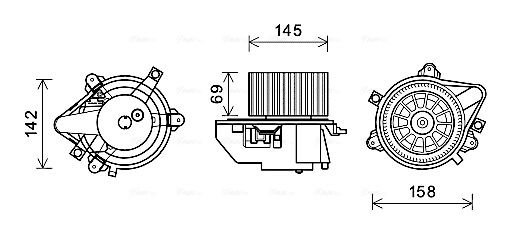 AVA QUALITY COOLING Salongipuhur FT8430